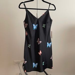 Lisa Says Gah butterfly dress size small brand new